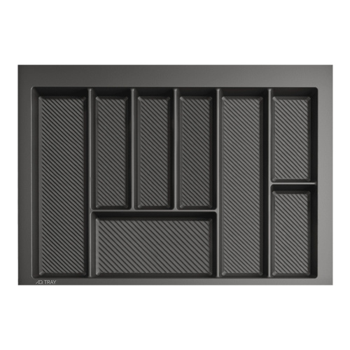 Лоток для столовых приборов AQ TRAY 700 графит