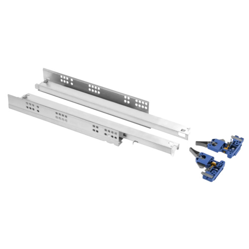 Направляющие скрытого монтажа GTV Modern Slide Pro - 250 мм 3D (19мм)  полное выдвижение 1/10
