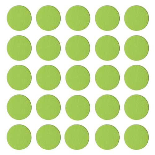 20069 Заглушка самокл. 20мм. Зеленый горошек