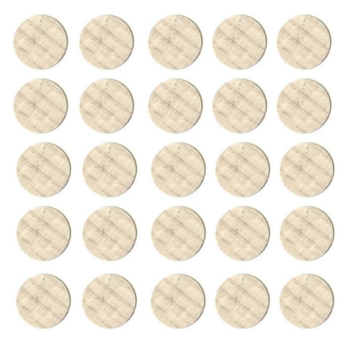 20853 Заглушка самокл. 20мм. Ясень экко (25 штук на листе)