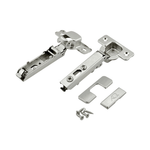 Петля накладная AQ V.2 Clip с эксцентриком без пружины (с заглушками и саморезами) БЕЗ ОТВЕТКИ!