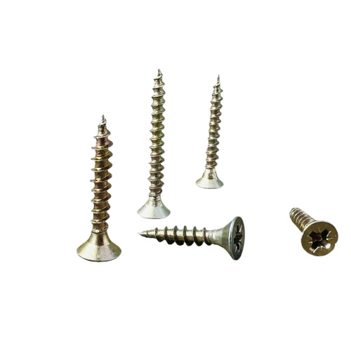 Шуруп 4x35 мм. Желтый РАСФАСОВКА ПО 250 ШТ