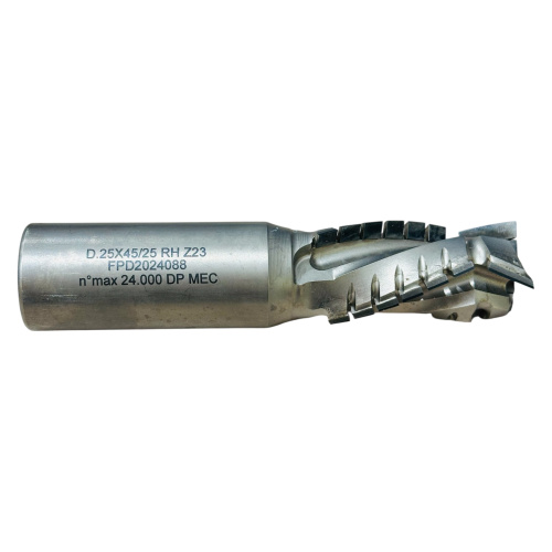 Фреза алмазная D=25 B=45 S=25 LTT=110 Z=3+3
