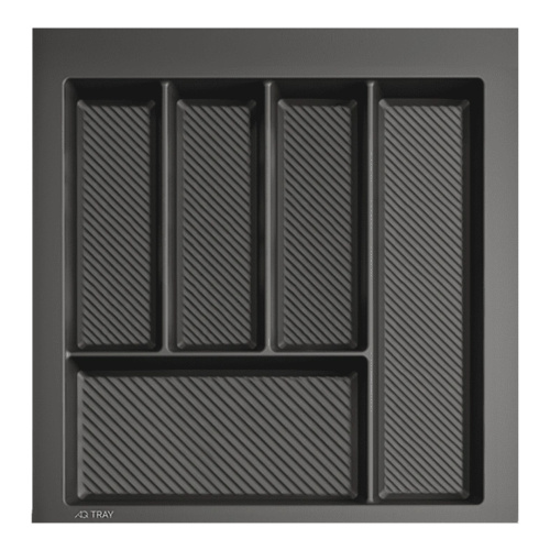 Лоток для столовых приборов AQ TRAY 500 графит