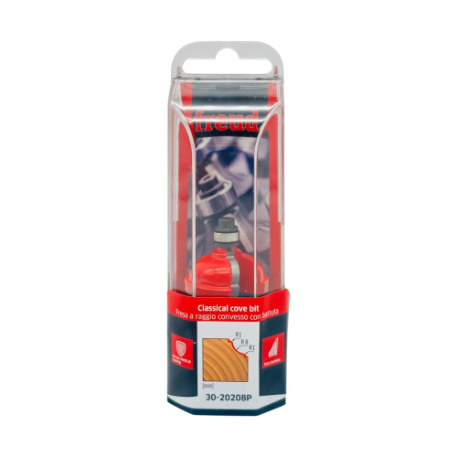 Фреза радиус c 2мя фланцами D=31,8; h=15,1; A=8; R=8