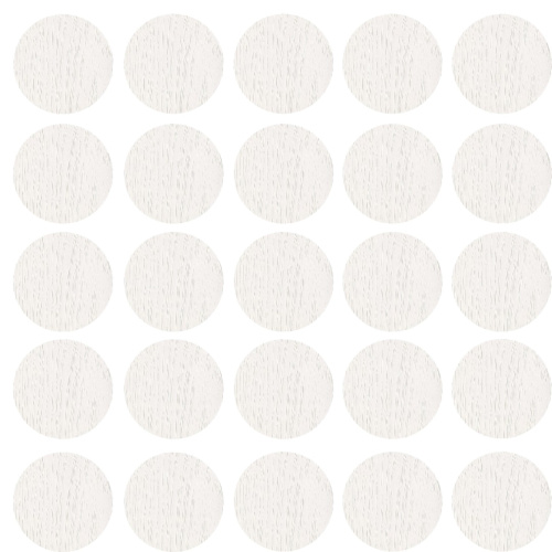 20319 Заглушка самокл. 20мм. Белая стр.