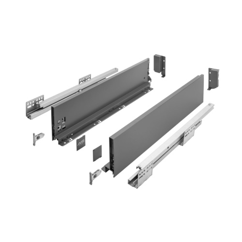 Ящик выдвижной Axis Pro L-400мм Высота B - 120мм антрацит