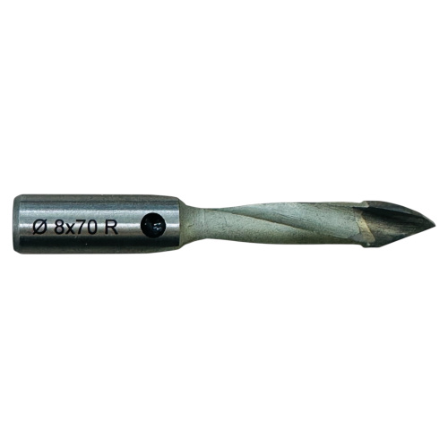 Cверло D8 сквозное 70 R (с двойным углом)