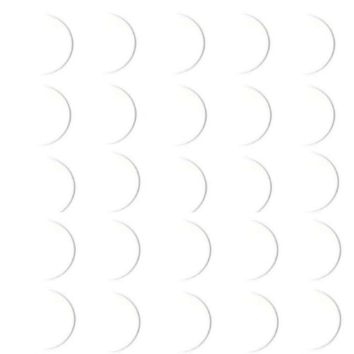 14320 Заглушка самокл. 14мм. Белая (1/25шт.)