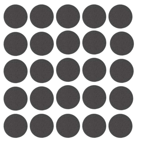 14058 Заглушка самокл. 14мм. Серый графит (1/25шт.)