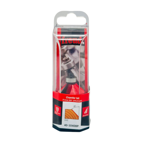 Фреза для снятия фаски нижний подшипник D=33; h=11,5; A=8; Z=2; α=45˚