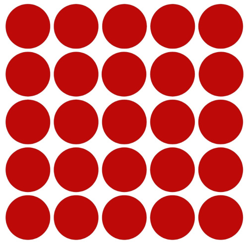 14110 Заглушка самокл. 14мм. Красный