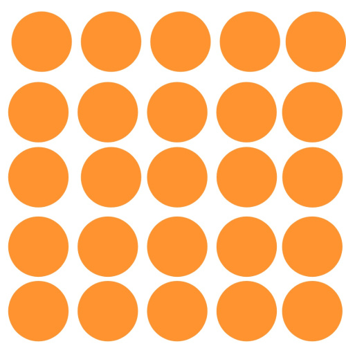 20065 Заглушка самокл. 20мм. Оранжевый