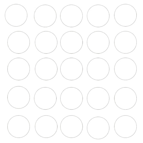 20322 Заглушка самокл. 20мм. Белый ягненок