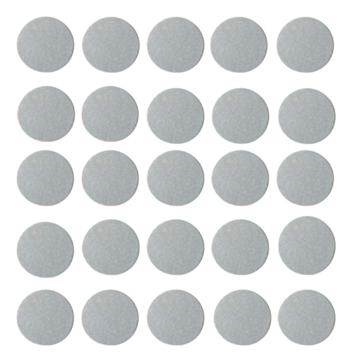 14978 Заглушка самокл. 14мм. Алюминий (1/25шт.)