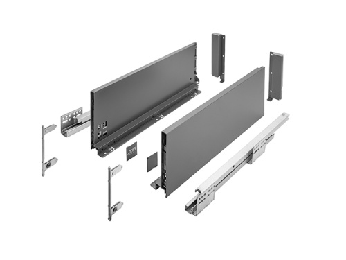 Ящик выдвижной Axis Pro L-500мм Высокий  H167мм графит