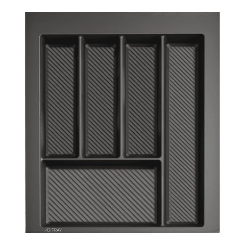 Лоток для столовых приборов AQ TRAY 450 графит