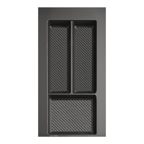 Лоток для столовых приборов AQ TRAY 350 графит