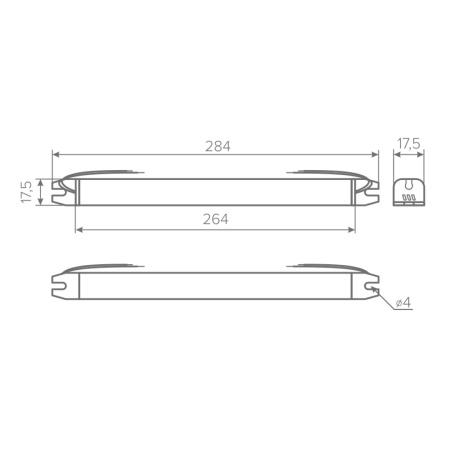 Блок питания AQ SLIM 220V/12V IP20 36
