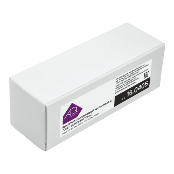 Выключатель AQ SWITCH сенсорный контактный с диммером 12/24V 60/120W (под столешницу)