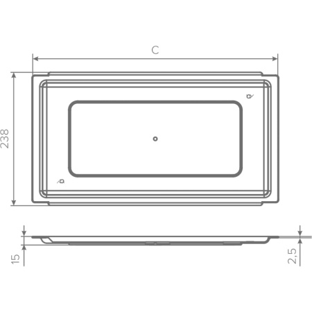 Поддон для сушки AQ Glory-Line 900мм