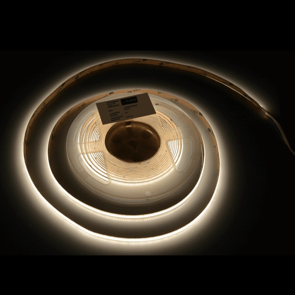 Лента светодиодная AQ LED-LINE COB 480 LED/м 12V 14W/м 8 мм IP20 нейтральный  белый 5 м