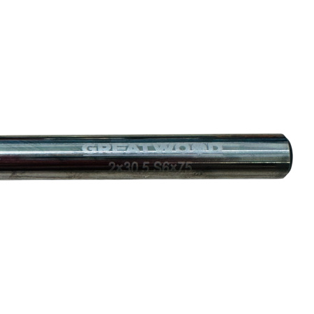 Фреза спиральная конусная для 3D фрезерования L=75 R=0,5 Z=2 S=6