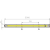 Лента светодиодная AQ LED-LINE COB 480 LED/м 24V 14W/м 8 мм IP20 нейтральный  белый 5 м (15.0030)