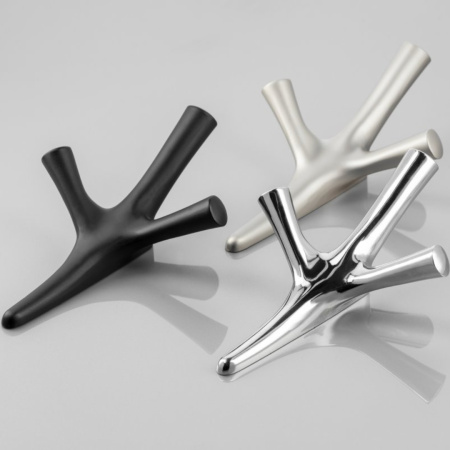 Крючок мебельный WALENCIA - хром (1/10) ВЫВОДИМ!