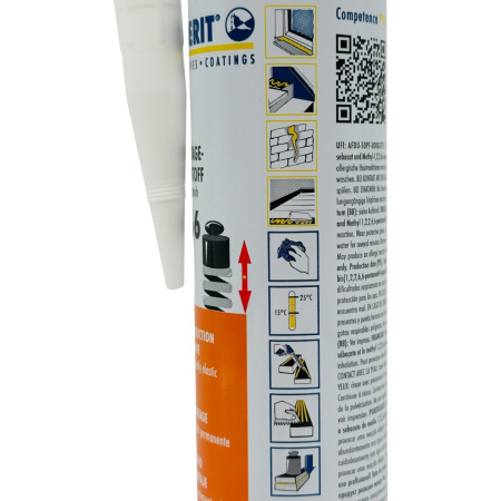 566.5 Клей-герметик ПУ Supraсraft белого цвета, 355 г