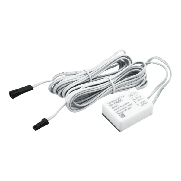 Выключатель AQ SWITCH сенсорный контактный с диммером 12/24V 60/120W (под столешницу)